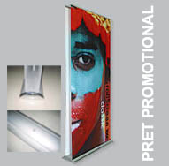 sisteme de afisaj rollup double roll up baner banner