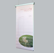 sisteme de afisaj rollup scrolling roll up baner banner