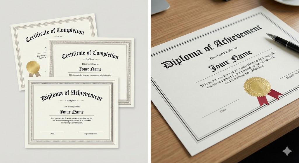 Diplome Standard - de la 0.90 LEI |  PRINTCENTER - Tipar digital, offset, indoor, outdoor