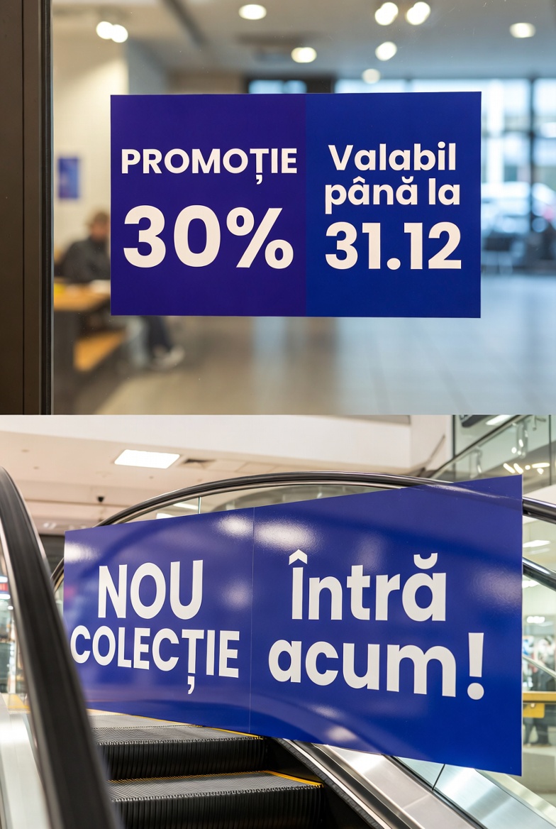 Autocolante faţă verso - de la 17.00 LEI |  PRINTCENTER - Tipar digital, offset, indoor, outdoor
