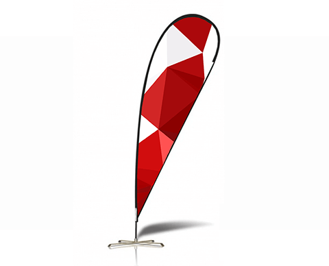 Beachflag tip lacrimă |  PRINTCENTER - Tipar digital, offset, indoor, outdoor