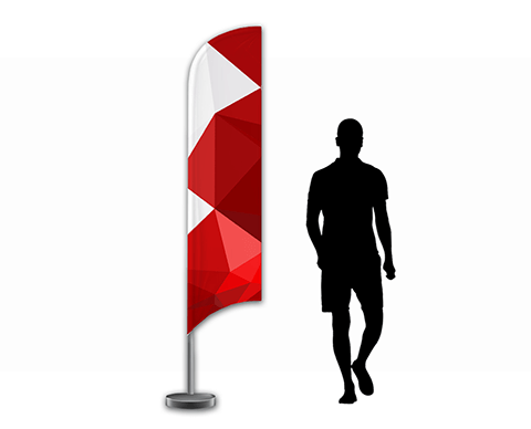 Steag pană (velă) M |  PRINTCENTER - Tipar digital, offset, indoor, outdoor