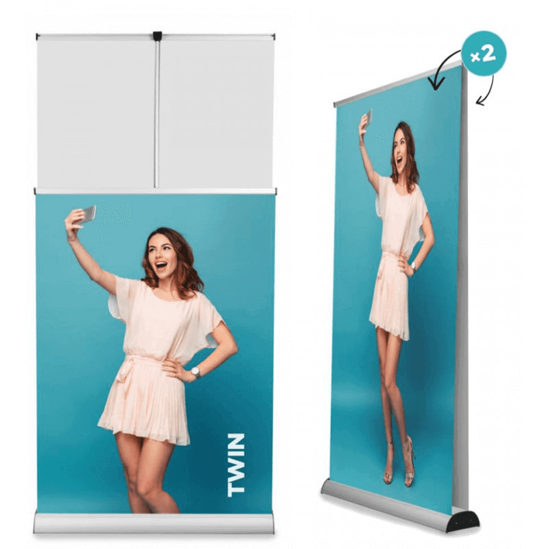 Roll Up Twin |  PRINTCENTER - Tipar digital, offset, indoor, outdoor