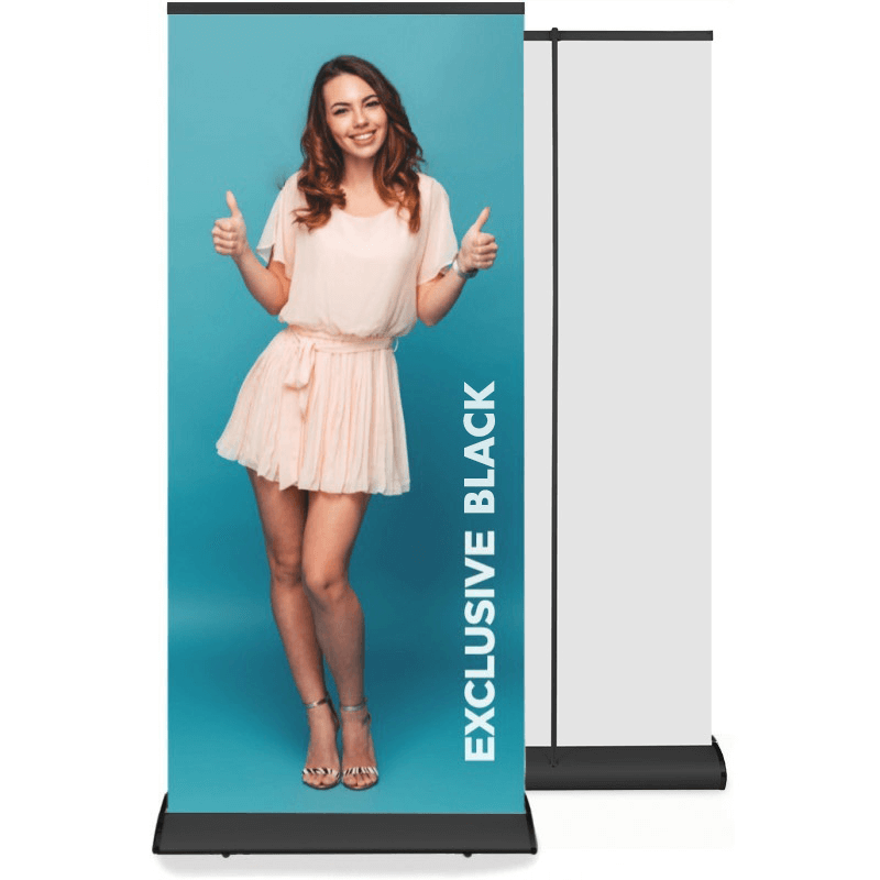 Roll Up Exclusive Black |  PRINTCENTER - Tipar digital, offset, indoor, outdoor