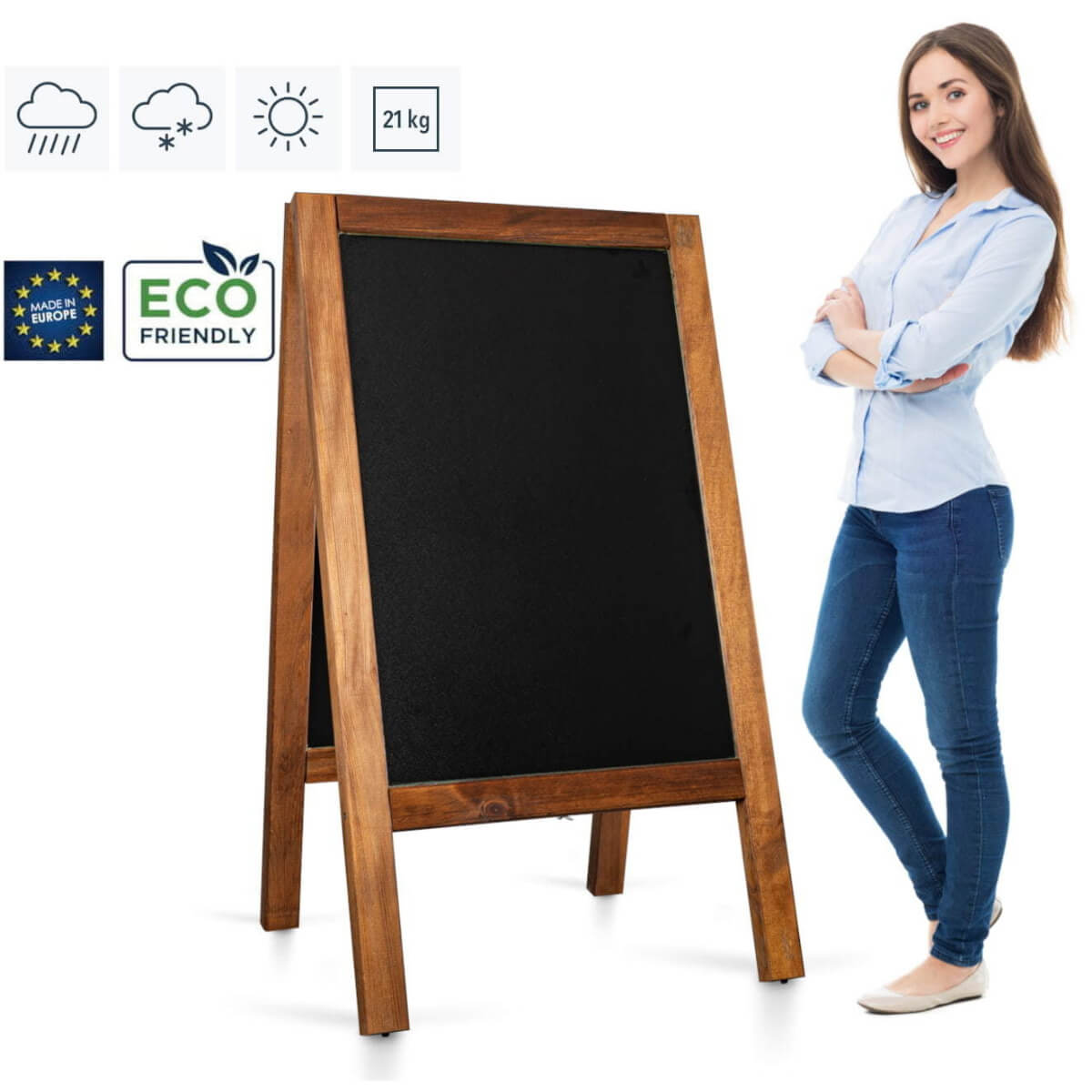 People Stopper Wood Waterproof - de la 358.75 LEI |  PRINTCENTER - Tipar digital, offset, indoor, outdoor