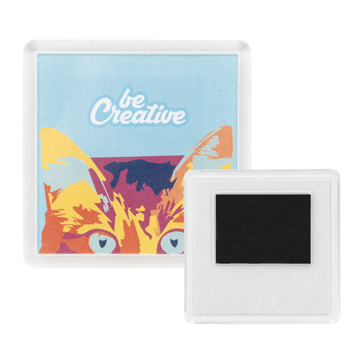 Magnet Frigider Personalizat Acrilic Patrat - de la 4.45 LEI |  PRINTCENTER - Tipar digital, offset, indoor, outdoor