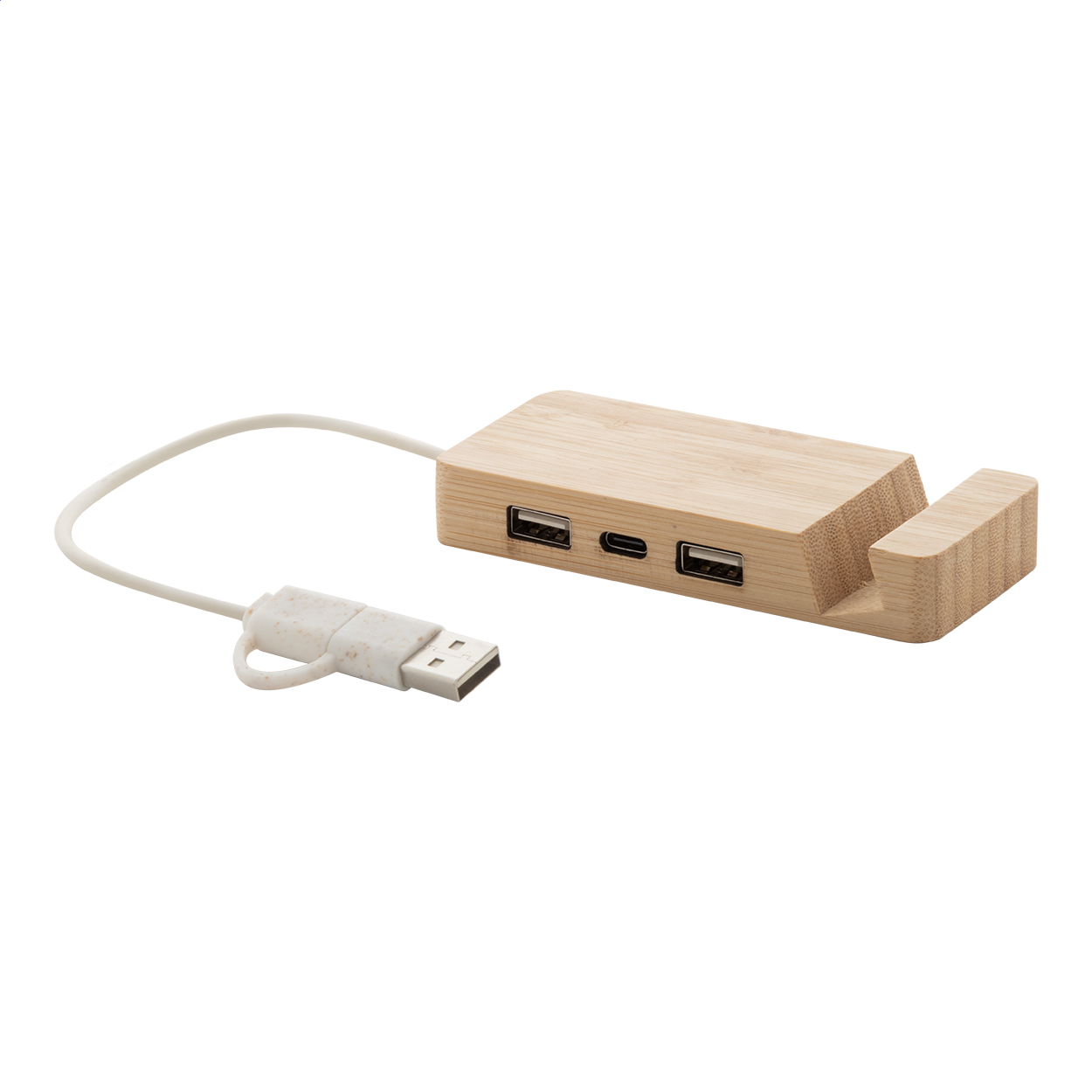 Suport telefon cu Hub USB eco - de la 29.51 LEI |  PRINTCENTER - Tipar digital, offset, indoor, outdoor