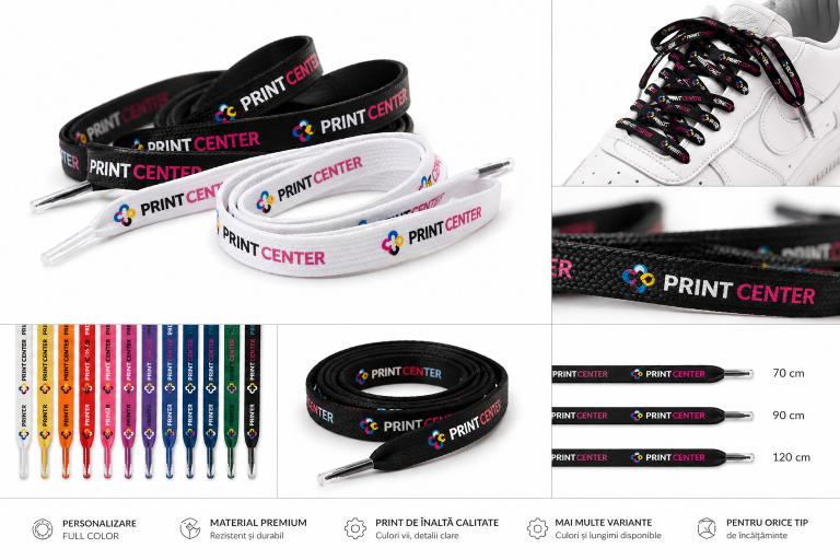 Șireturi Personalizate pentru Încălțăminte |  PRINTCENTER - Tipar digital, offset, indoor, outdoor