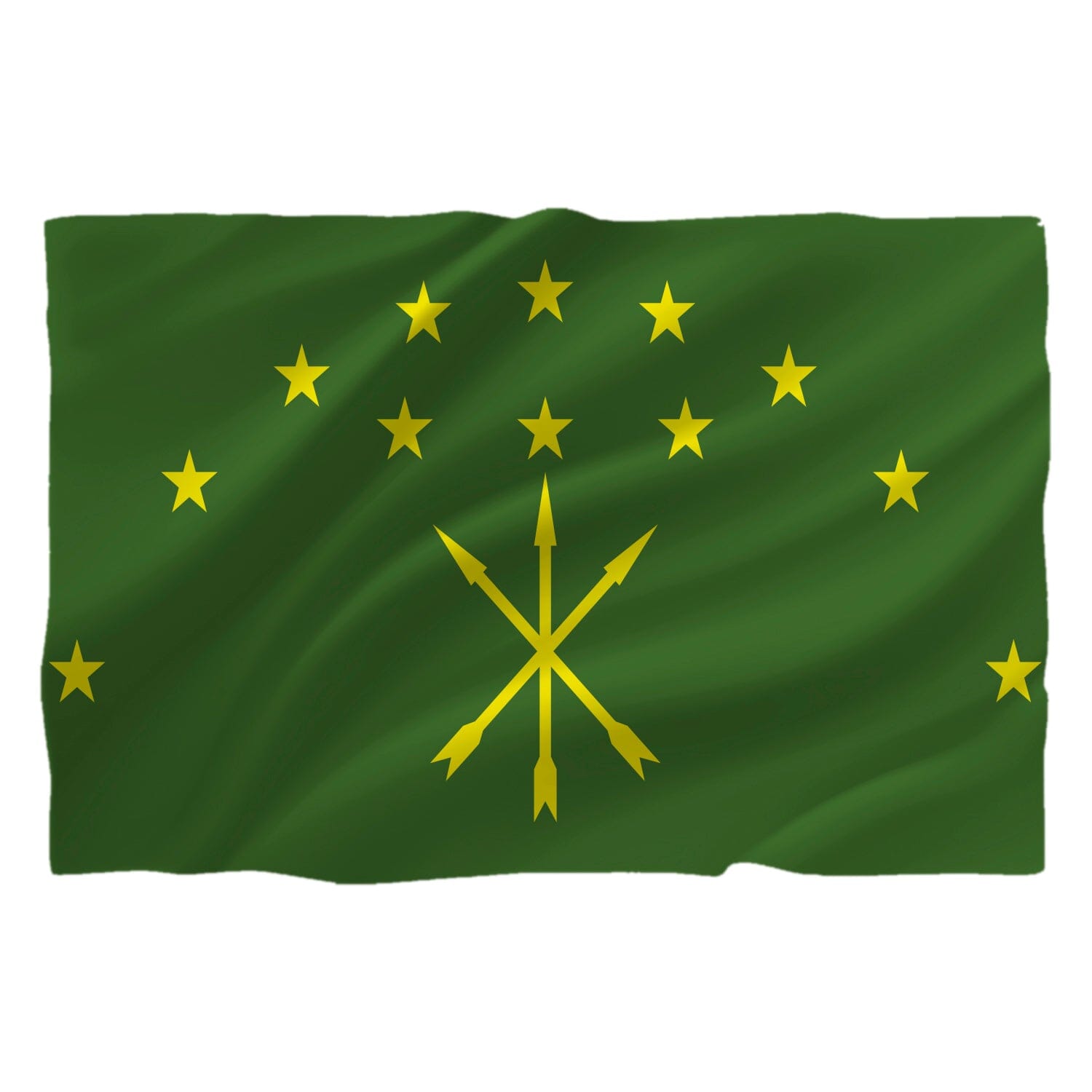 Drapel Adîgheia - de la 9.00 LEI |  PRINTCENTER - Tipar digital, offset, indoor, outdoor