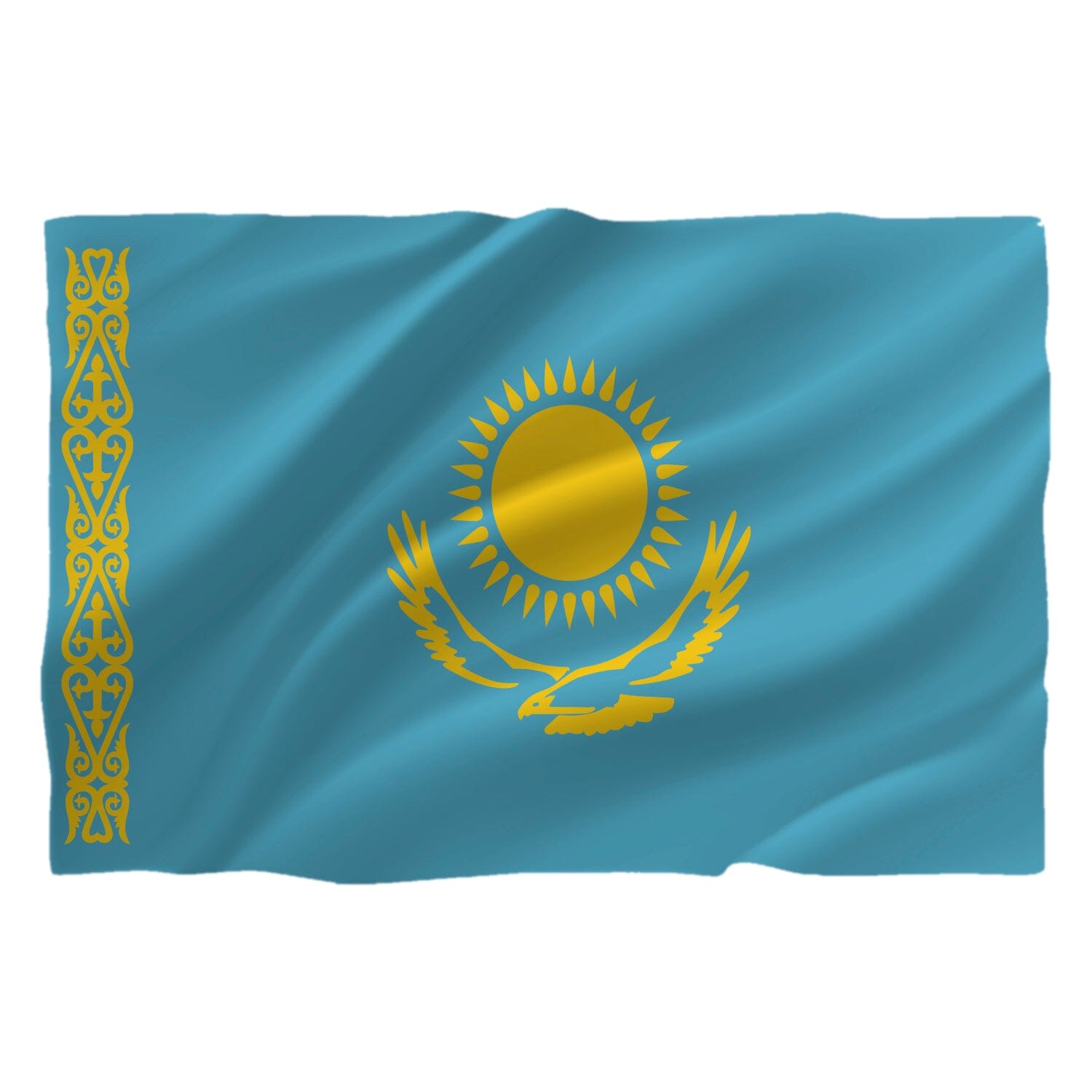 Drapel Kazahstan - de la 9.00 LEI |  PRINTCENTER - Tipar digital, offset, indoor, outdoor