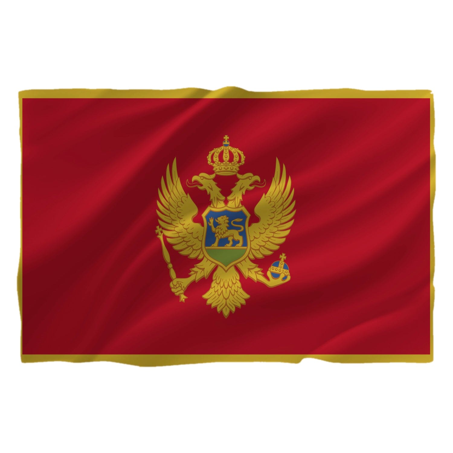 Drapel Muntenegru - de la 9.00 LEI |  PRINTCENTER - Tipar digital, offset, indoor, outdoor