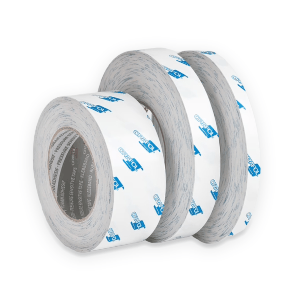 Bandă dublu adezivă ORABOND 1397TM pe PET 210 microni liner hârtie albă