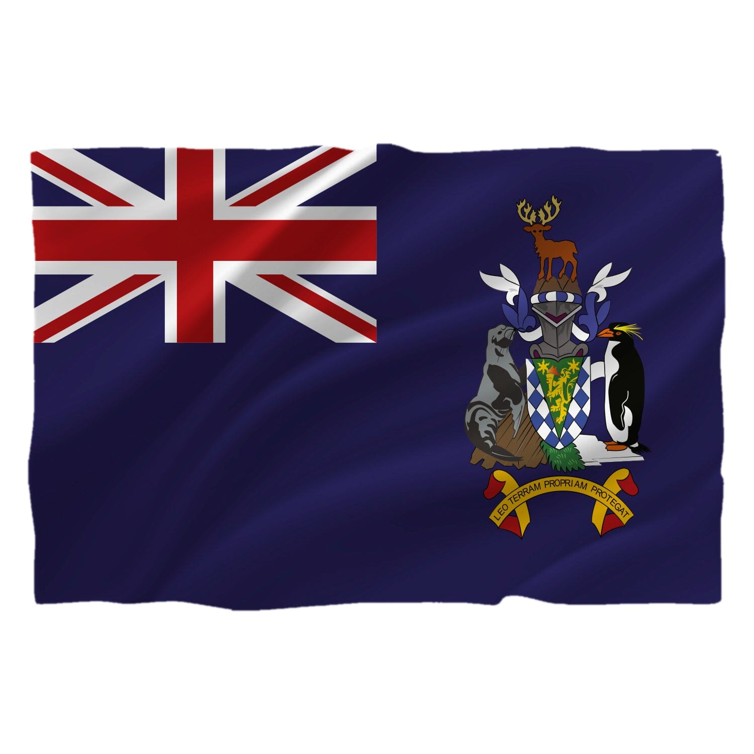 Drapel Georgia de Sud și Insulele Sandwich de Sud - de la 9.00 LEI |  PRINTCENTER - Tipar digital, offset, indoor, outdoor