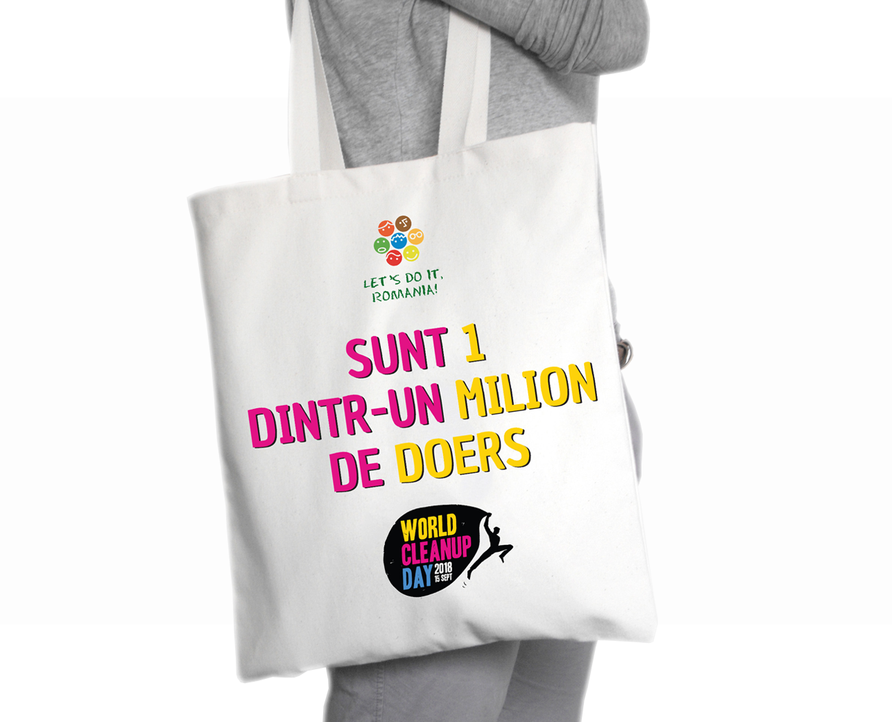 Sacoşă Let`s Do It, România!