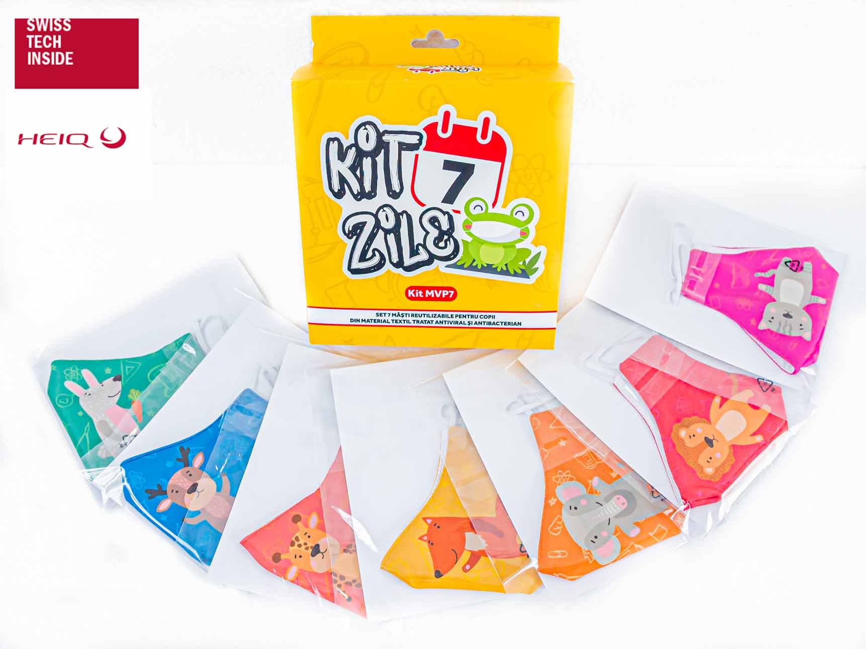 Kit 7 Zile Măști pentru copii