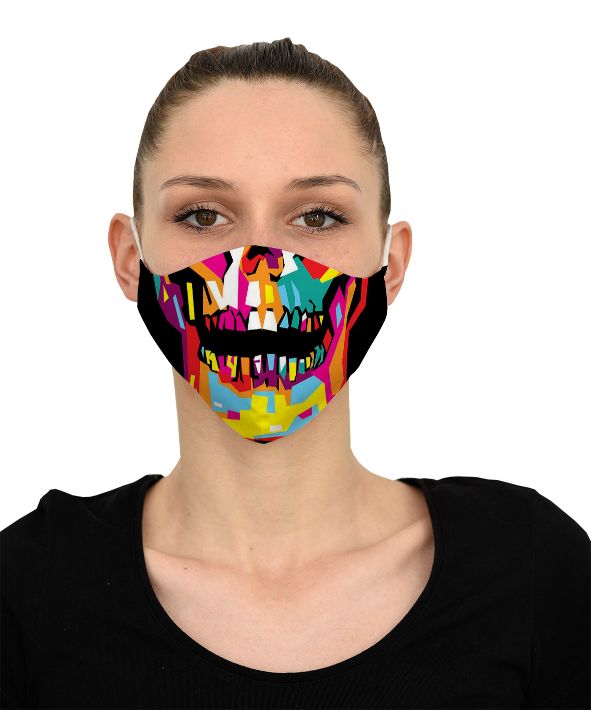 Mască Color Skull