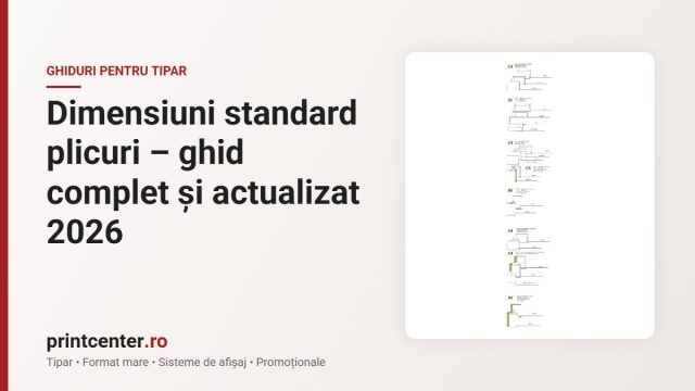 Dimensiuni standard plicuri – ghid complet și actualizat 2026