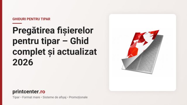 Pregătirea fișierelor pentru tipar – Ghid complet și actualizat 2026