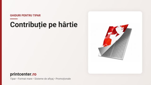 Contribuție pe hârtie