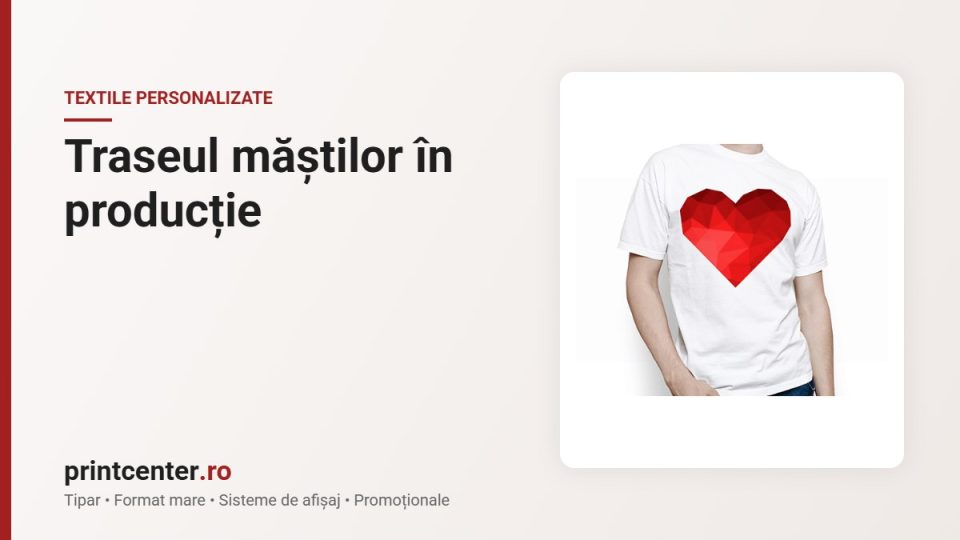 Traseul măștilor în producție
